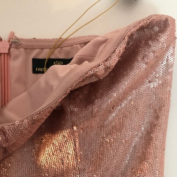 Dress the Population Ellen Strapless Sequin Dress - Picture 7 of 7